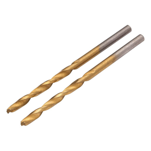 Draper 08866 HSS Titanium Nitride Coated Drill Bit, 4.5 x 80mm (Pack of 2)