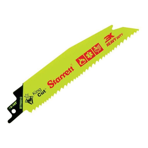 Starrett BTR6610-5 Bi-Metal King Cut™ Demolition Blade 152mm 6-10 TPI (Pack 5) Starrett - RockBottom Nothampton