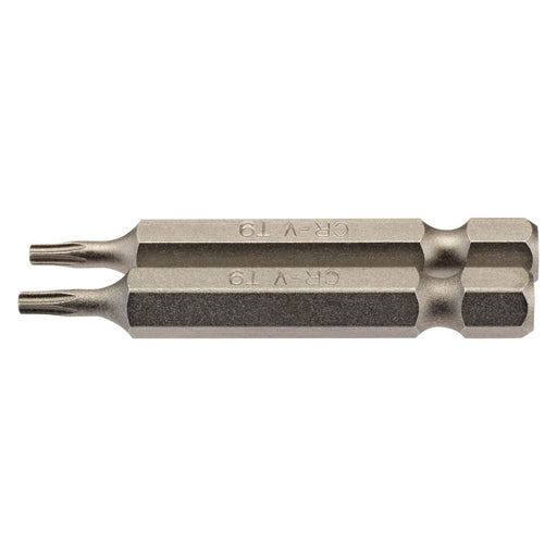 Draper 66485 Draper TX-STAR® Insert Bit, 1/4" Hex, 50mm Long, T9 (Pack of 2)