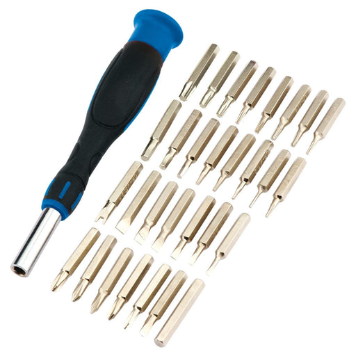 Draper 09550 Soft Grip Precision Screwdriver & Bit Set (31 Piece)