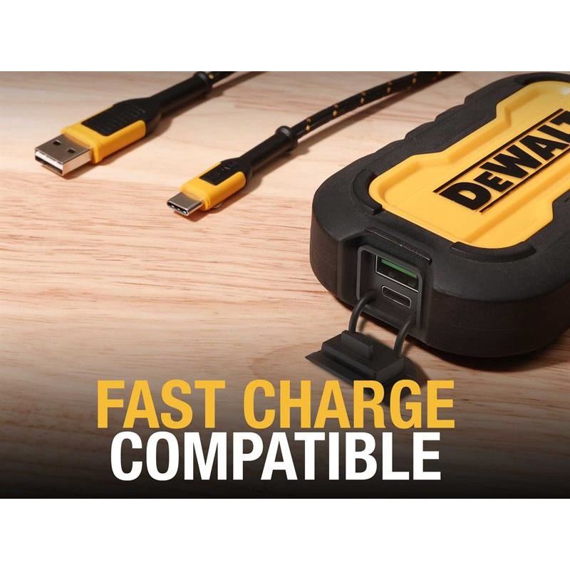 Dewalt Telecoms 2-Port Powerbank 10,000mAh DEWALT Telecoms - RockBottom Northampton