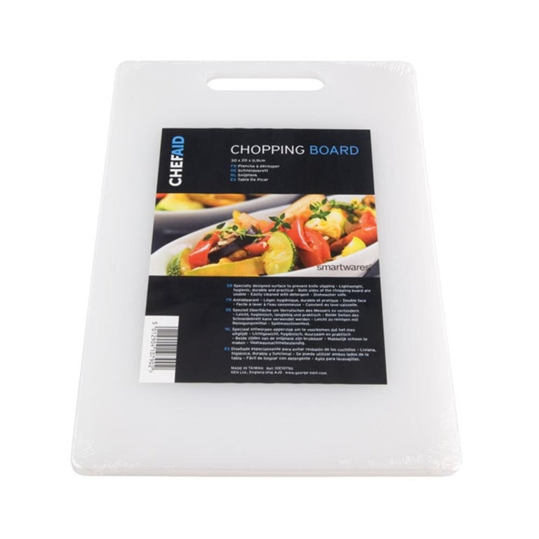 Chef Aid Poly Chopping Board 31 x 18 x 0.9cm