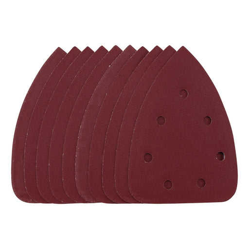 Draper 08625 Detail Sanding Sheets with Hook and Loop, 140mm, 240 Grit, SSD6 (Pack of 10)