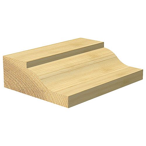 C150X1/2TC - Raised panel 12mm radius x 41mm diameter