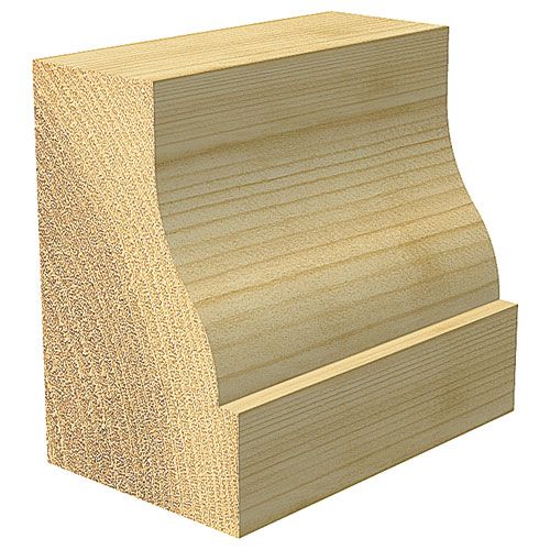 C151X1/4TC - Vertical panel 22mm radius