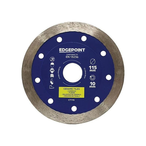 Edgepoint CT115 Tile Cutting Diamond Blade 115mm EdgePoint - RockBottom Northamptin