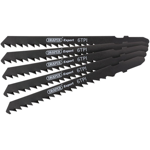 Draper 81726 Draper Expert Jigsaw Blade Set, 100mm (5 Piece)