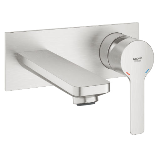 Lineare 2H Wall Mounted Basin Mixer Trim - req 23571000 Supersteel