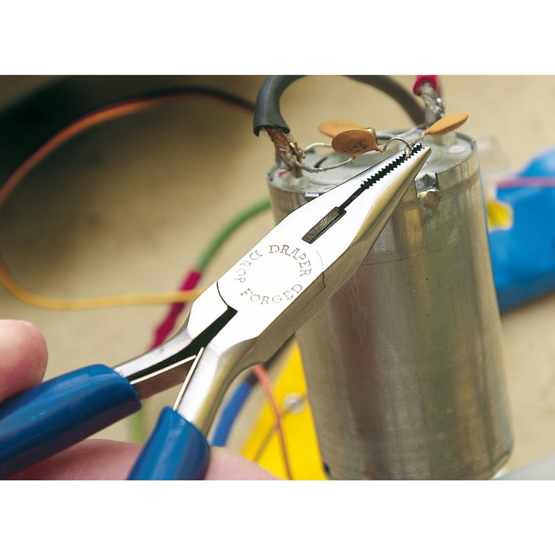 Draper 19647 Spring Loaded Long Nose Pliers, 115mm
