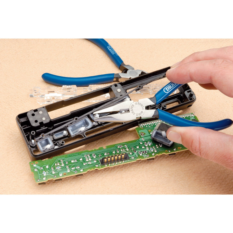 Draper 19647 Spring Loaded Long Nose Pliers, 115mm