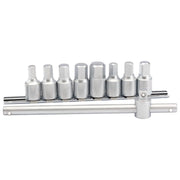 Draper Drain Plug Key Set, 3/8" Sq. Dr. (10 Piece) 38329 Draper - Town Tools 