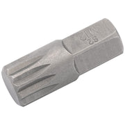 Draper M12 x 30mm Spline 10mm Insert Bit for Mechanic's Bit Sets 33343 Draper - Town Tools 