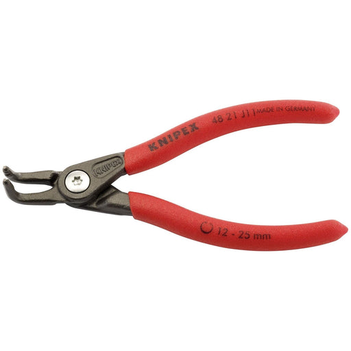 Draper 75083 KNIPEX 48 21 J11 SB Precision Circlip Pliers For Internal Circlips In Bore Holes, 130mm