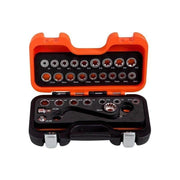 Bahco S Type Ratchet Ring Wrench & Adaptor Set, 29 Piece Bahco - RockBottom Northampton