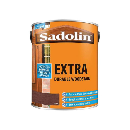 Sadolin Extra Durable Woodstain Teak 5 litre Sadolin - RockBottom Nothampton