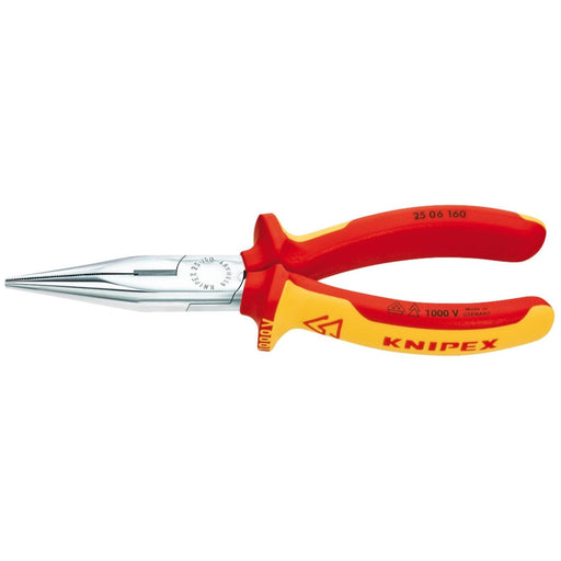 Draper 81238 KNIPEX 25 06 160 SBE Snipe Nose Side Cutting Pliers, 160mm