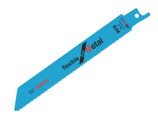 Bosch Powertool Accessories S 922 BF Flexible for Metal Reciprocating Saw Blade 150mm 14 TPI Pack of 5 Bosch Powertool Accessories - RockBottom Northampton