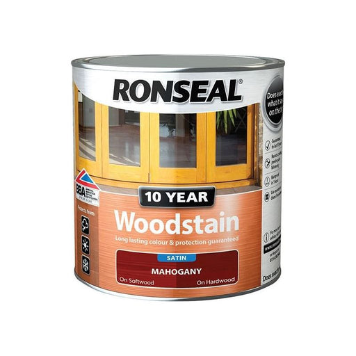 Ronseal 10 Year Woodstain Mahogany 750ml Ronseal - RockBottom Nothampton