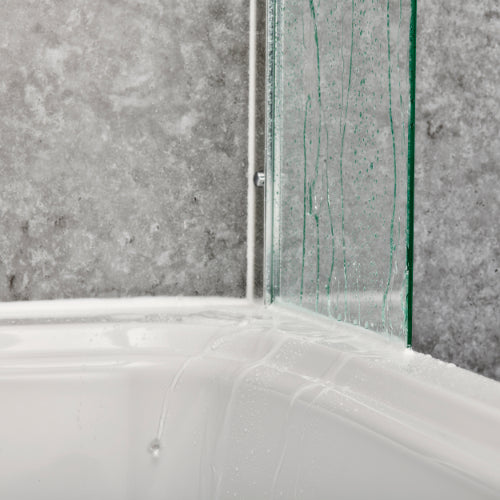 Mira Elevate Static Bath Screen Square 300