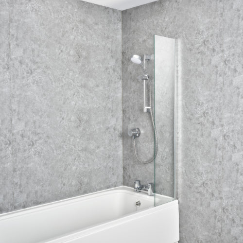 Mira Elevate Static Bath Screen Square 300