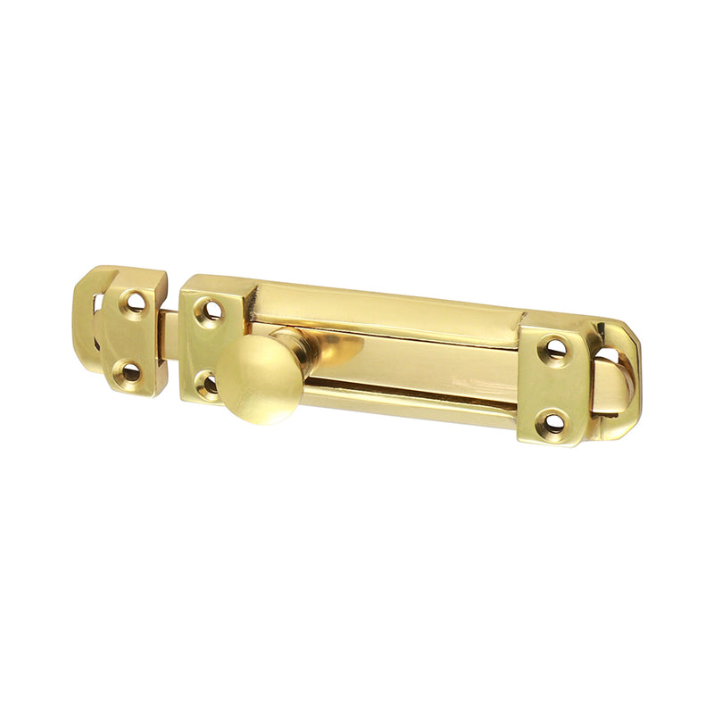 TIMCO Contract Flat Section Bolt Polished Brass