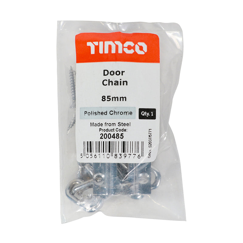 TIMCO Door Chain Electro Brass - 85mm