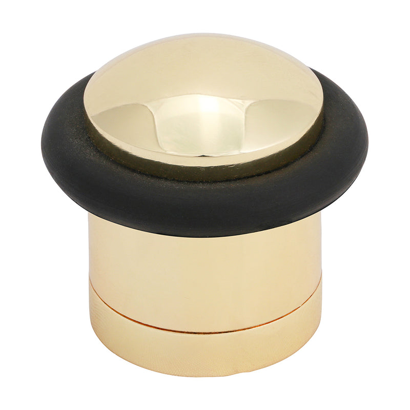 TIMCO Cylinder Door Stop Satin Chrome - 41mm