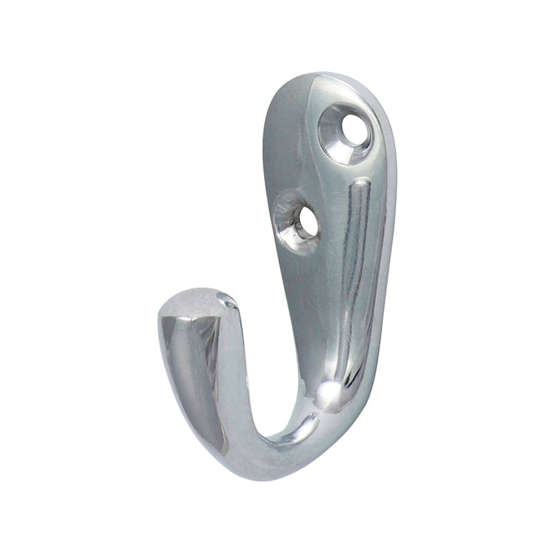 TIMCO Single Robe Hook Polished Brass