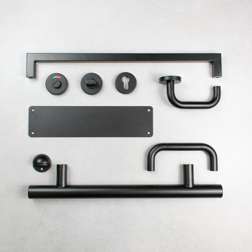 Atlantic Flush Pull 65mm - Matt Black