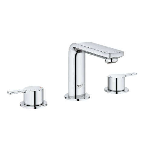 Lineare 3H Deck Mounted Basin Mixer Chrome