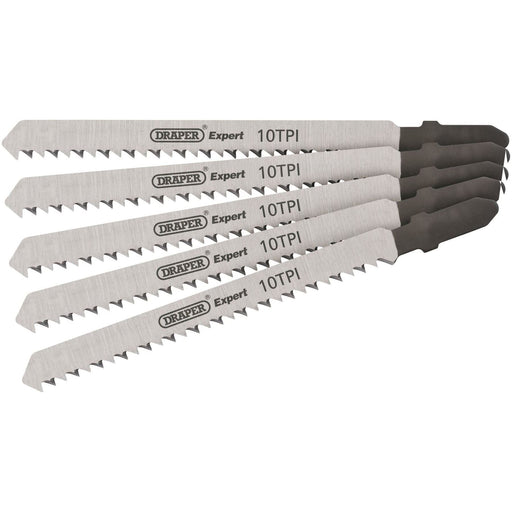 Draper 81716 Draper Expert DT101B Jigsaw Blade Set, 100mm (5 Piece)