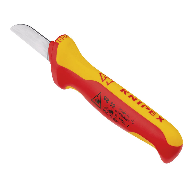 Draper 21489 KNIPEX 98 52 VDE Cable Knife with Multi-Component Handle, 190mm