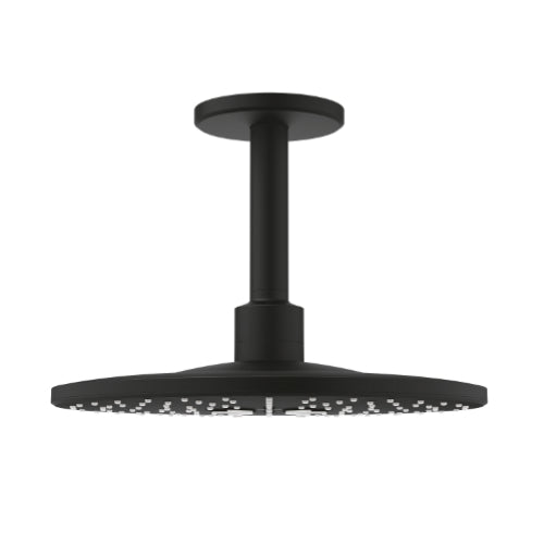 Rainshower 2 Spray Ceiling Head and Arm - (310mm hd) - req 26483/4 Phantom Black