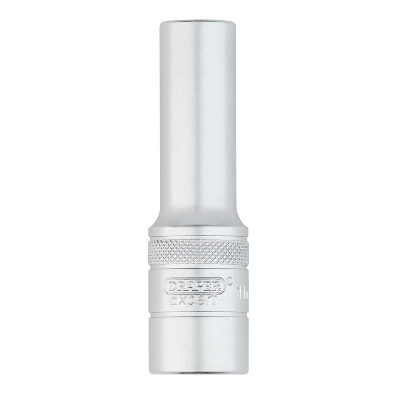 Draper 22436 Draper Expert HI-TORQ® 6-Point Metric Deep Socket, 1/2" Sq. Dr., 11mm