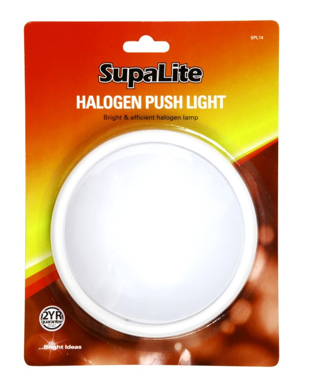 SupaLite Halogen Push Light 14cm