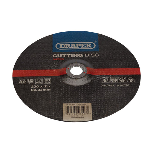 Draper 94785 DPC Metal Cutting Disc, 230 x 2 x 22.23mm