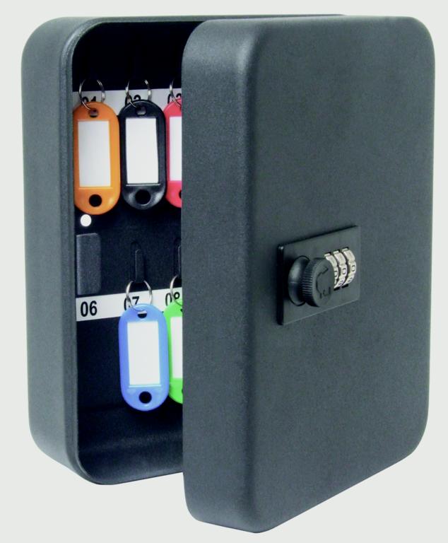 Sterling Black Combination Key Cabinet 20 Hook