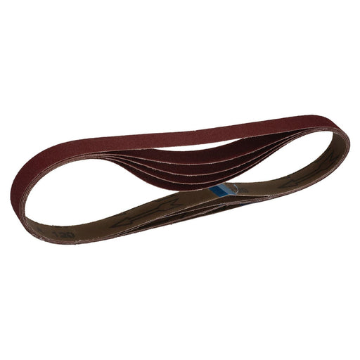Draper 08698 Cloth Sanding Belt, 25 x 762mm, 120 Grit (Pack of 5)