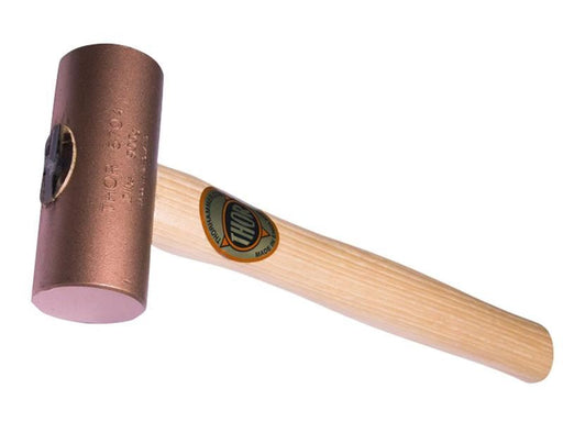Thor Round Solid Copper Mallet 38mm 890g Thor - RockBottom Northampton