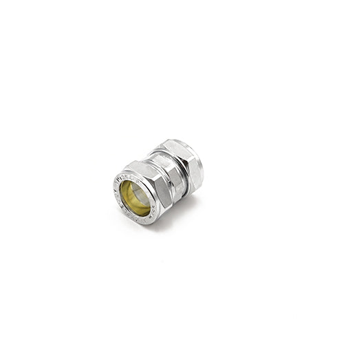 Prima Plus chrome comp coupling 22mm