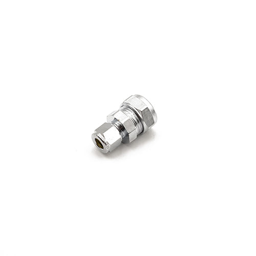 Prima Plus chrome comp reducing coupling 15 x 8mm