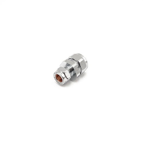 Prima Plus chrome comp reducing coupling 15 x 10mm