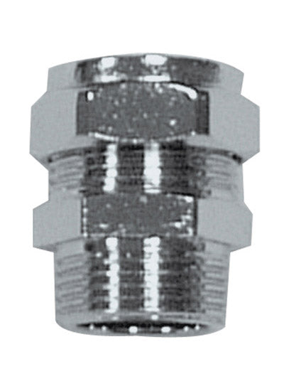 Prima Plus chrome comp adaptor 22mm x 3/4"male