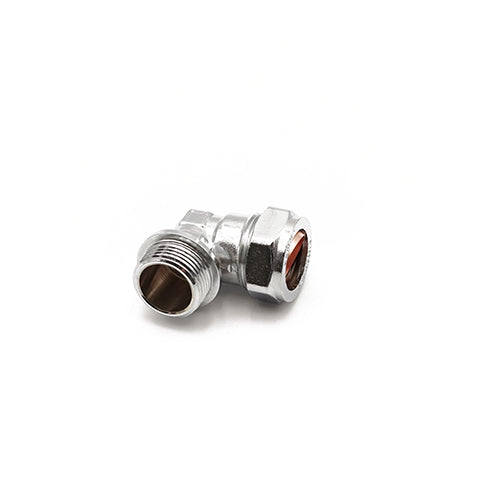 Prima Plus chrome comp elb 22mm x 3/4" male