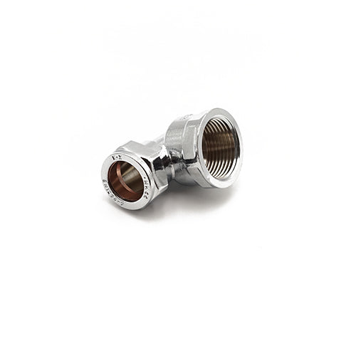 Prima Plus chrome comp elb 22mm x 1" female