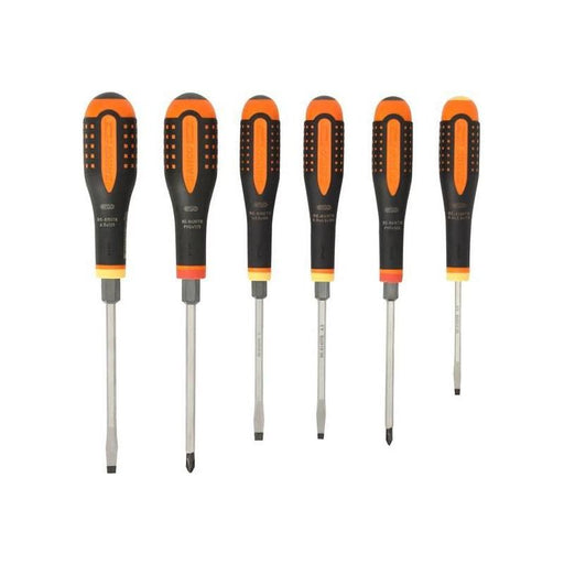 Bahco BE-9881TB ERGO™ Through Blade Screwdriver Set, 6 Piece Bahco - RockBottom Northampton