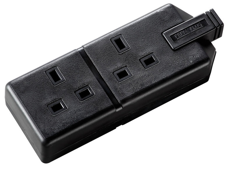 Masterplug Trailing Twin Socket