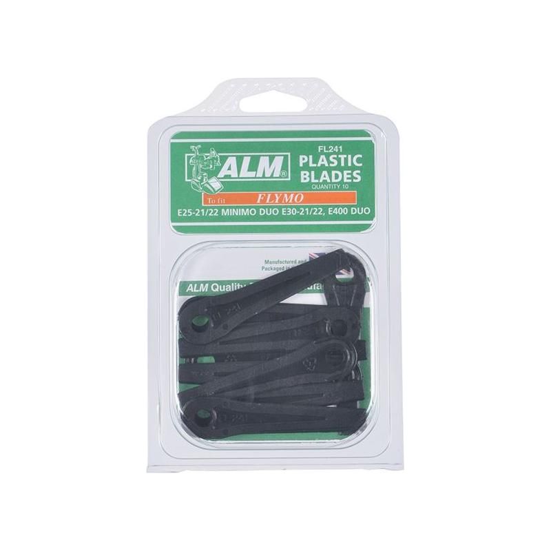 Alm Manufacturing FL241 Plastic Blades Small Hole to Suit Flymo ALM Manufacturing - RockBottom Northampton 