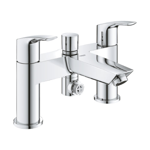 Eurosmart Deck 2H Bath Shower Mixer Chrome