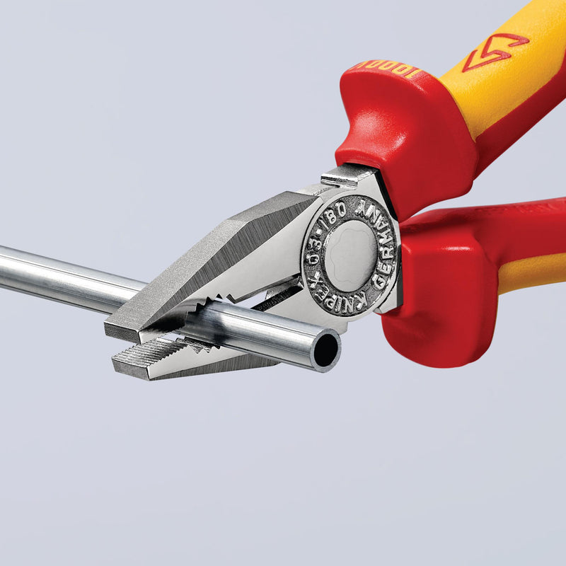 Draper 25157 KNIPEX 03 06 180 T BK Combination Pliers, 180mm